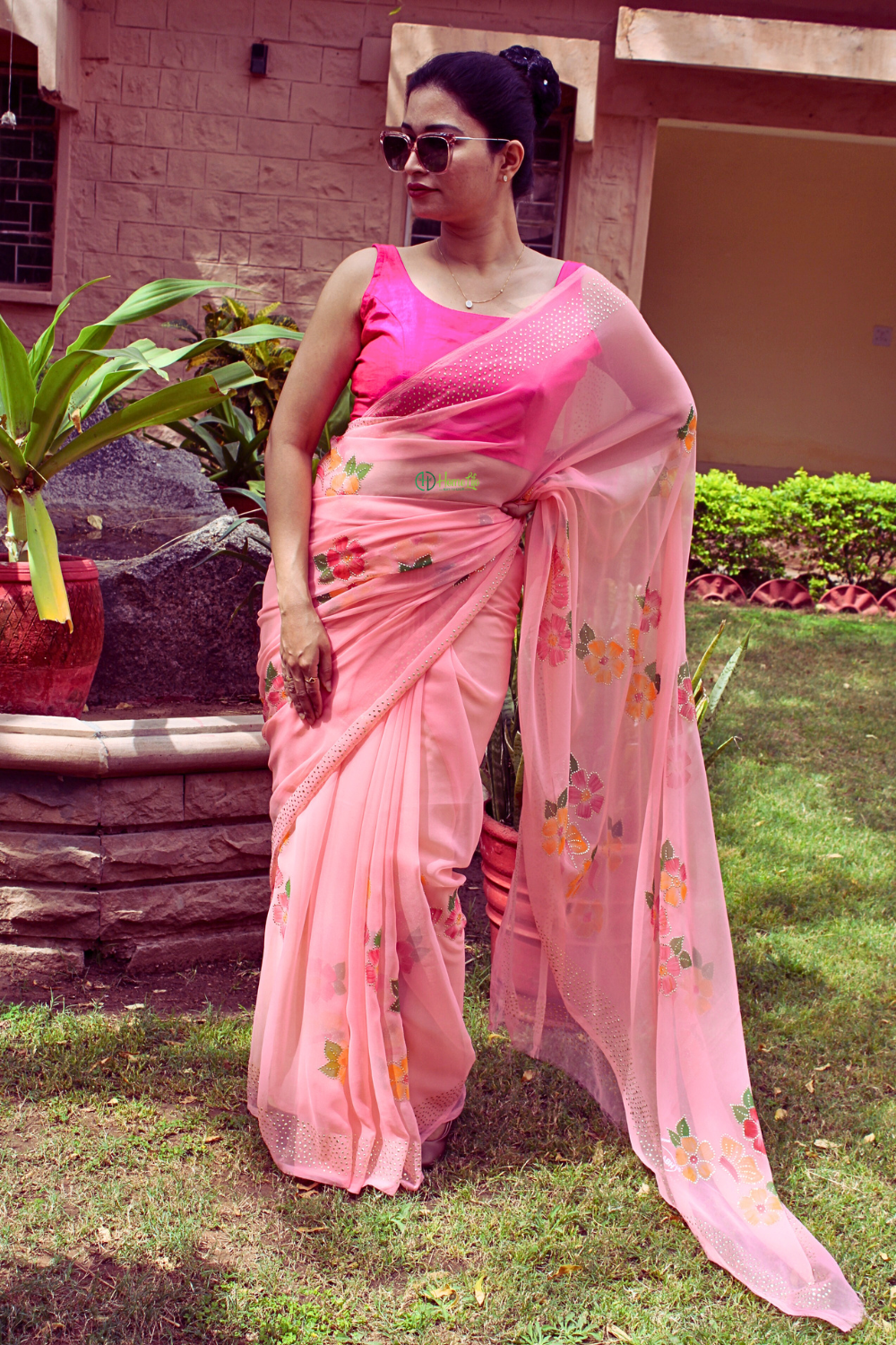 Champa Floral Saree