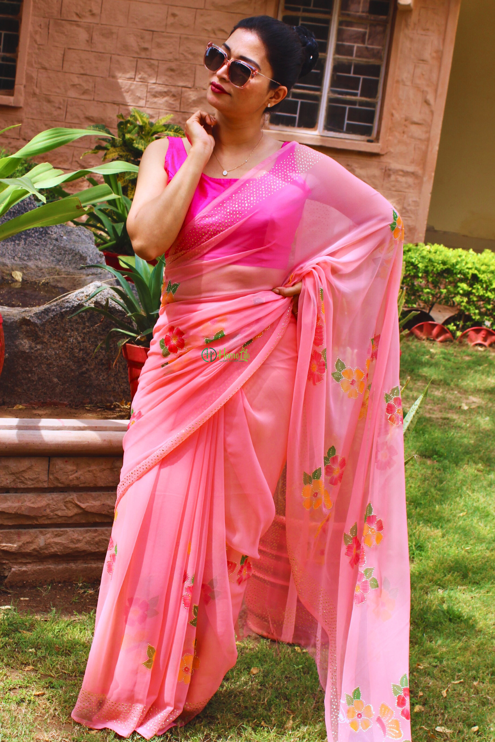 Champa Floral Saree