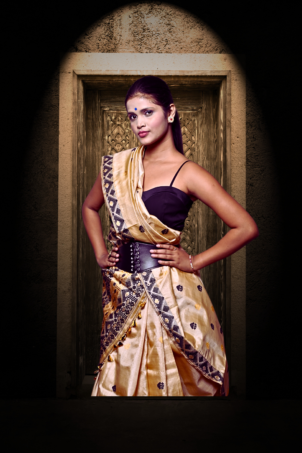 Dharitri Muga Silk Saree