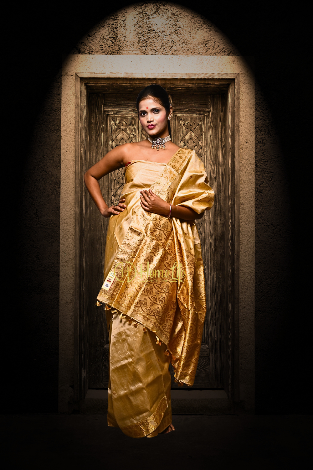 Rupahi Pure Tussar Silk Saree