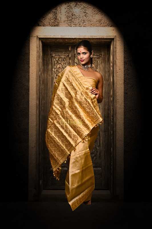 Rupahi Pure Tussar Silk Saree