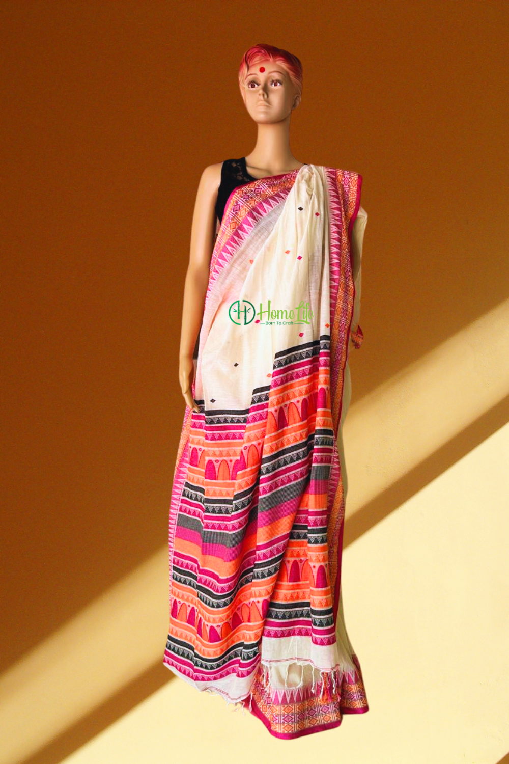 Assam handloom masrise cotton Saree
