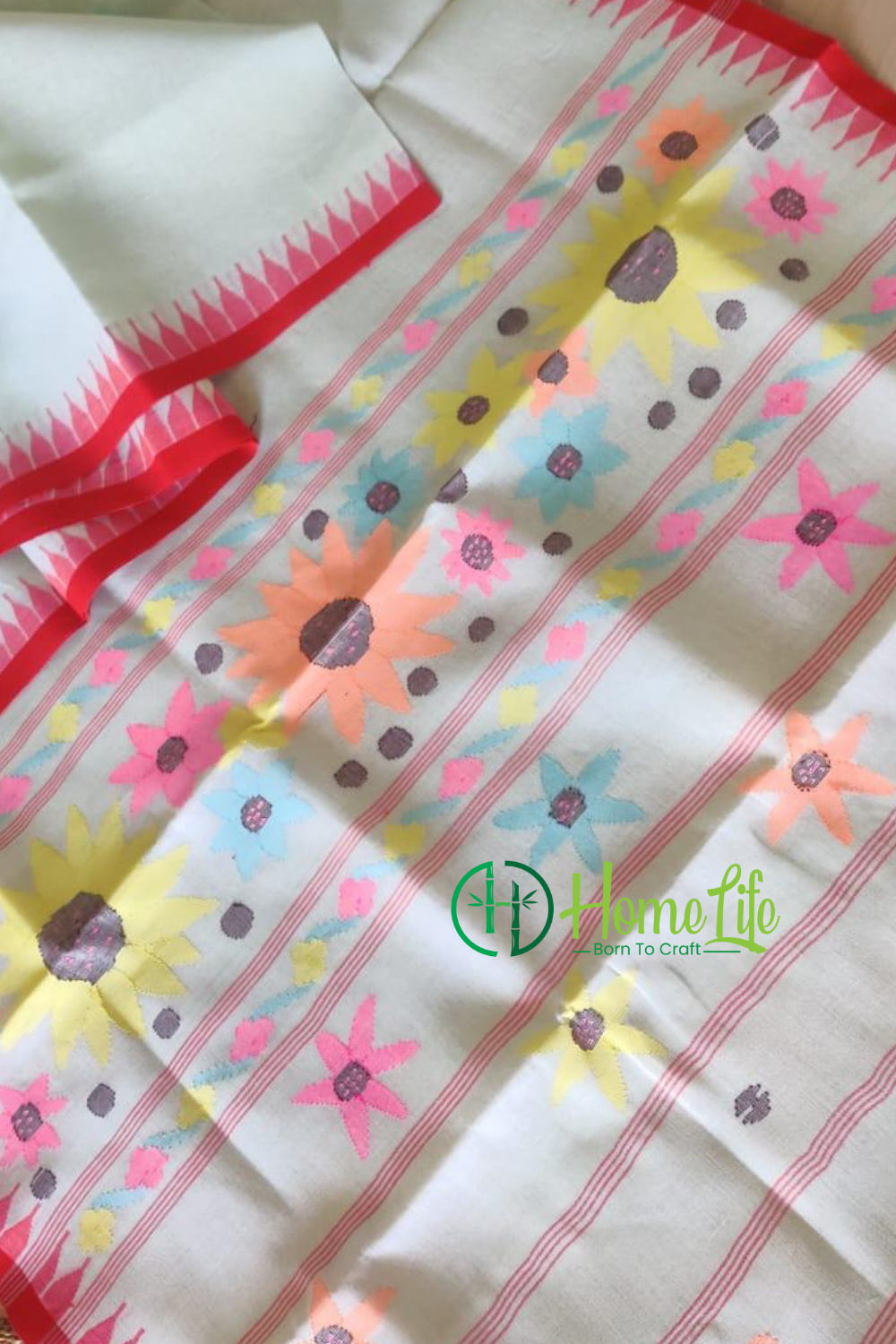 Pista green Moirangphee Saree