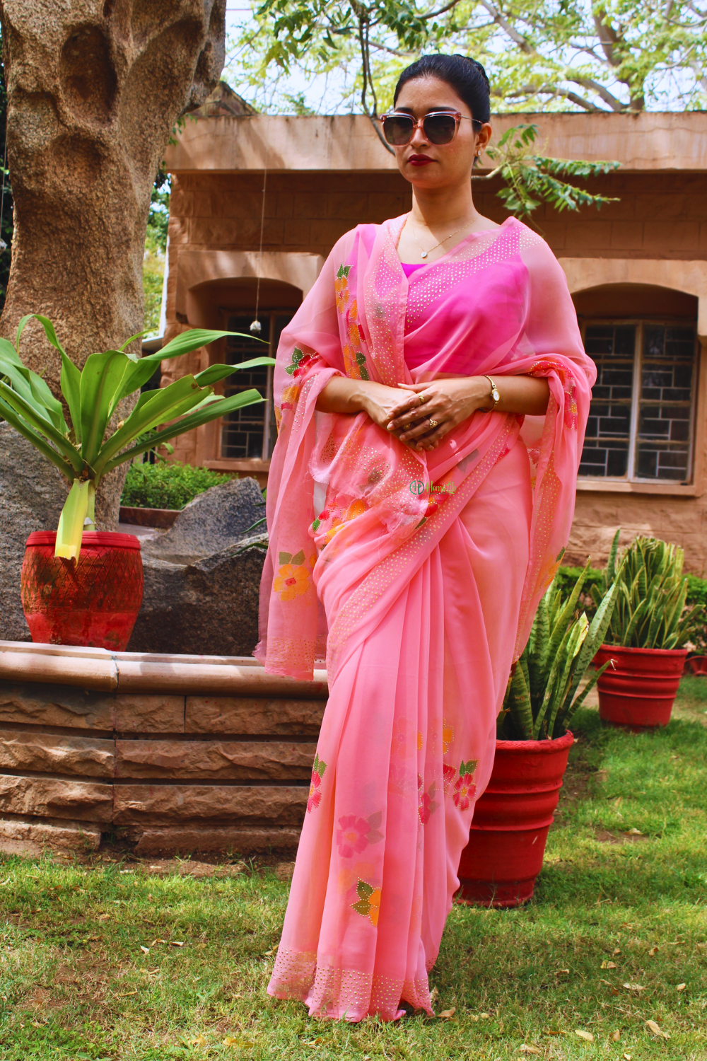 Champa Floral Saree