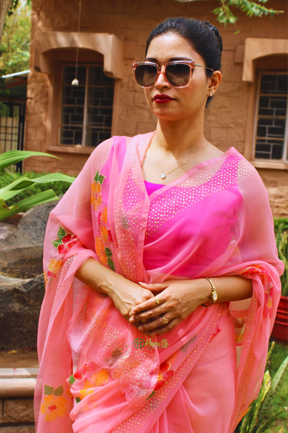 Champa Floral Saree