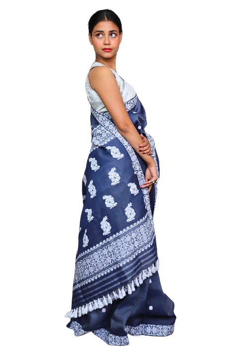 Gray Nooni Cotton Saree