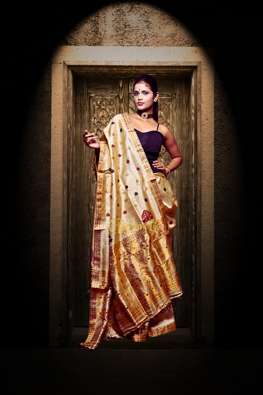 Geetanjali Muga Silk Saree