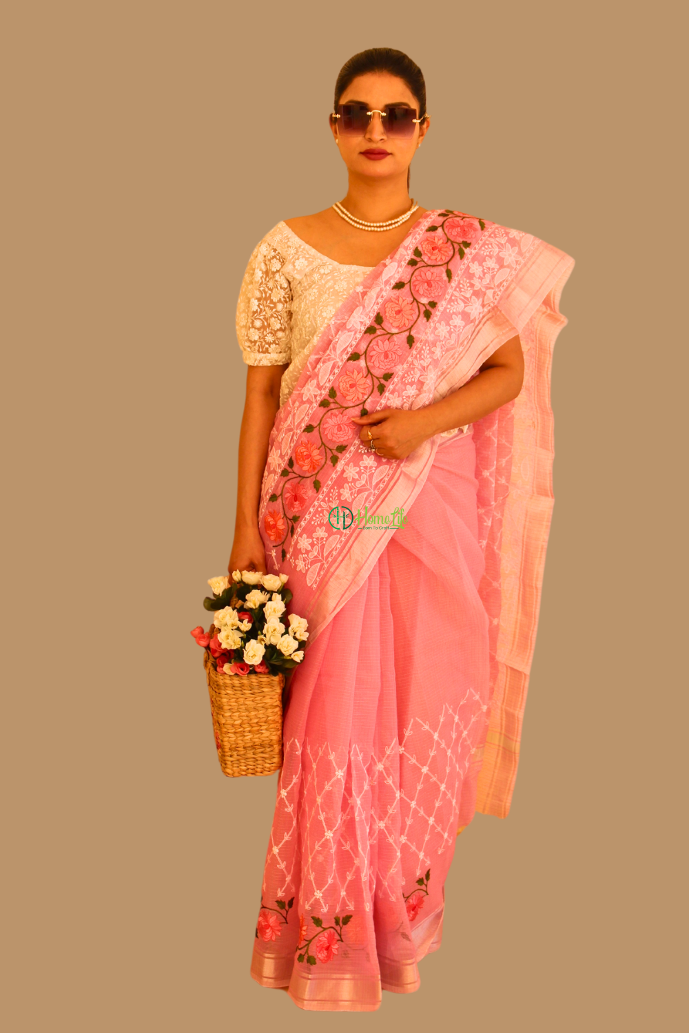 Popy Kota Doria Saree