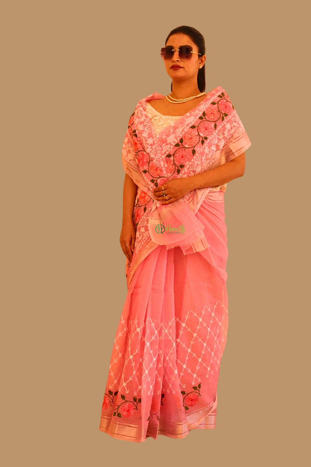 Popy Kota Doria Saree