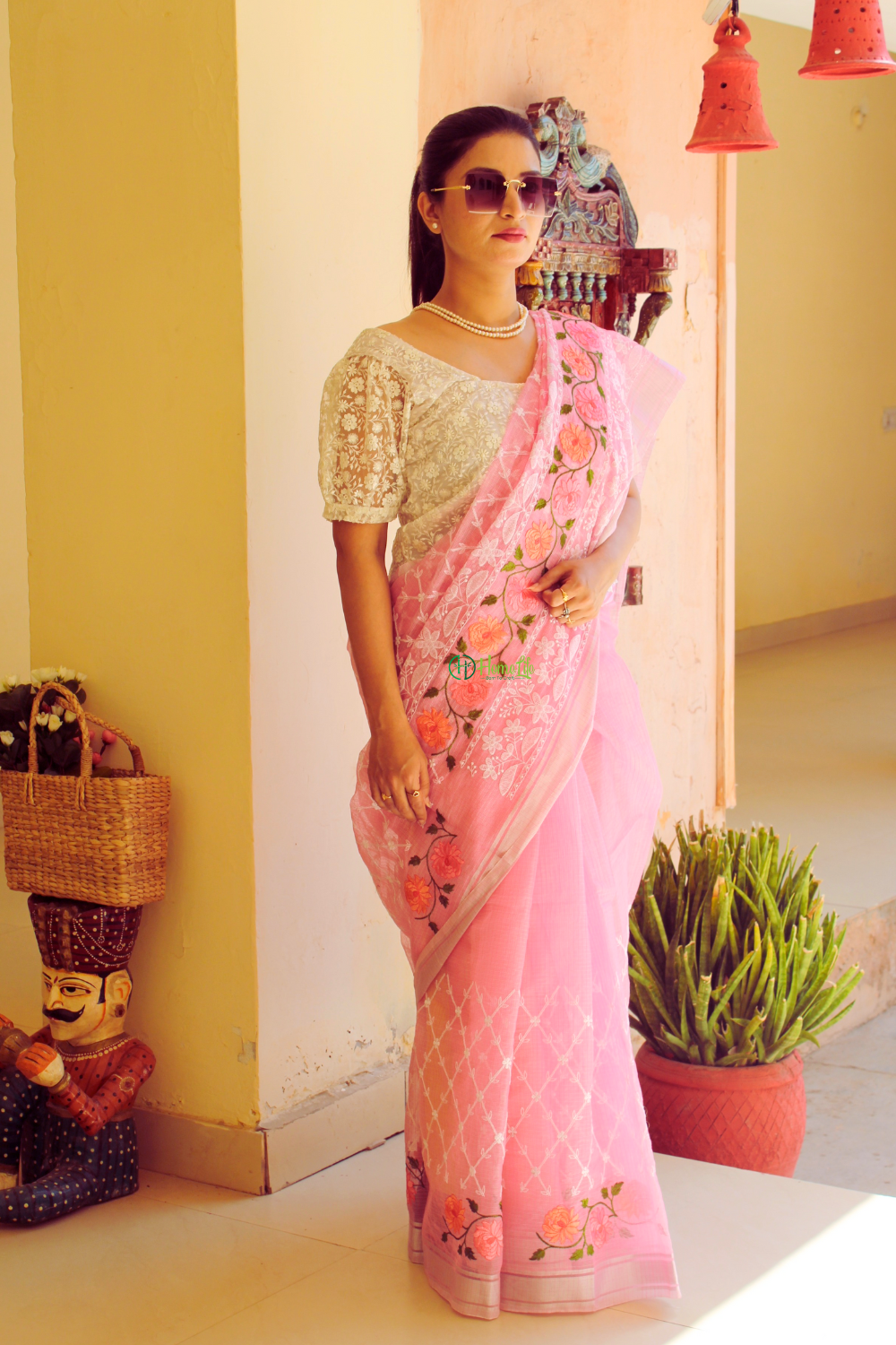 Popy Kota Doria Saree