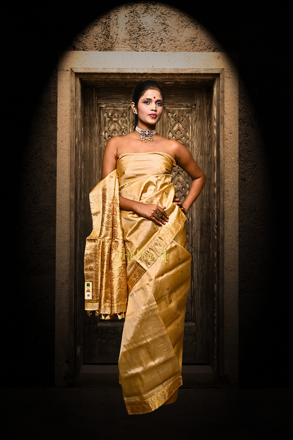 Rupahi Pure Tussar Silk Saree
