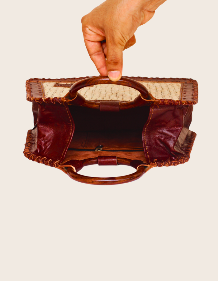 Shital Pati Beige hand bag