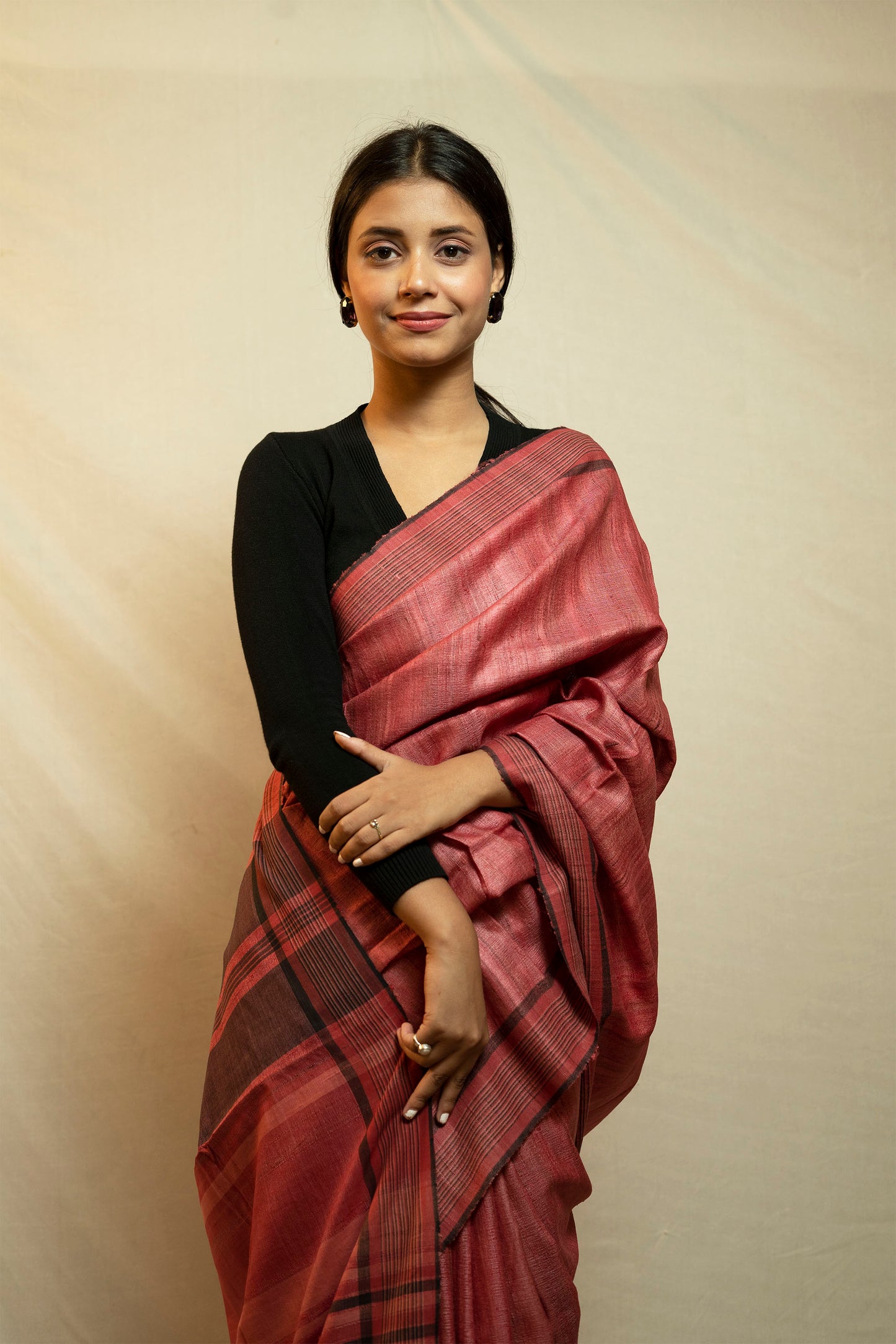 Tussar By Ghicha Silk Saree(Pale Purple)