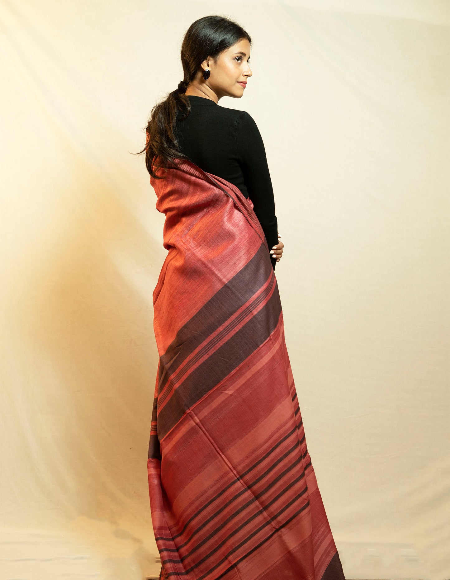 Tussar By Ghicha Silk Saree(Pale Purple)
