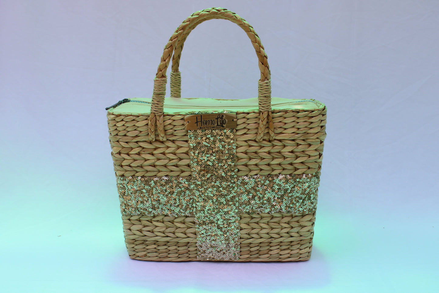 Sequin hand bag