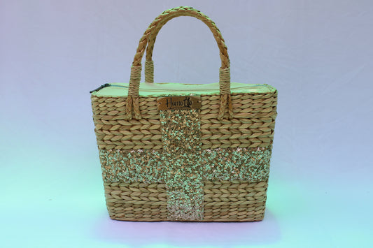 Sequin hand bag
