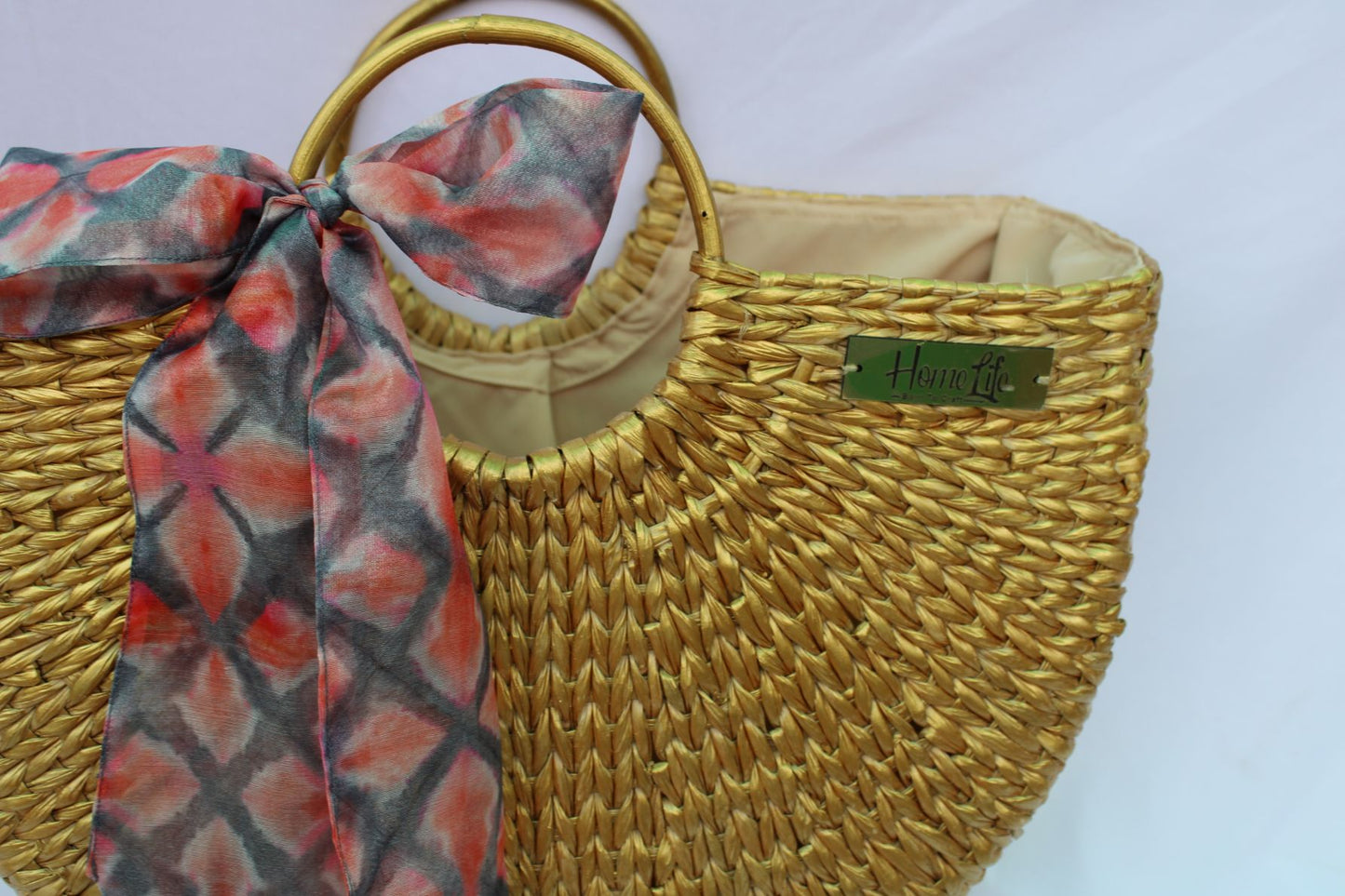 U Shaped Bag with Bow