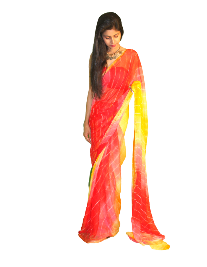 Rainbow Leheriya red