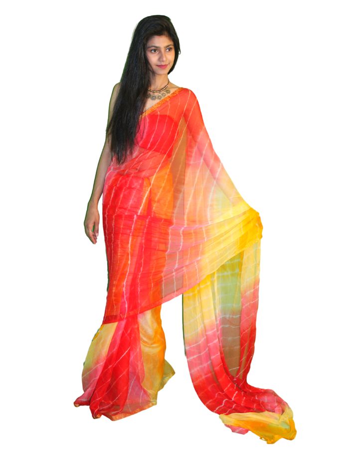 Rainbow Leheriya red