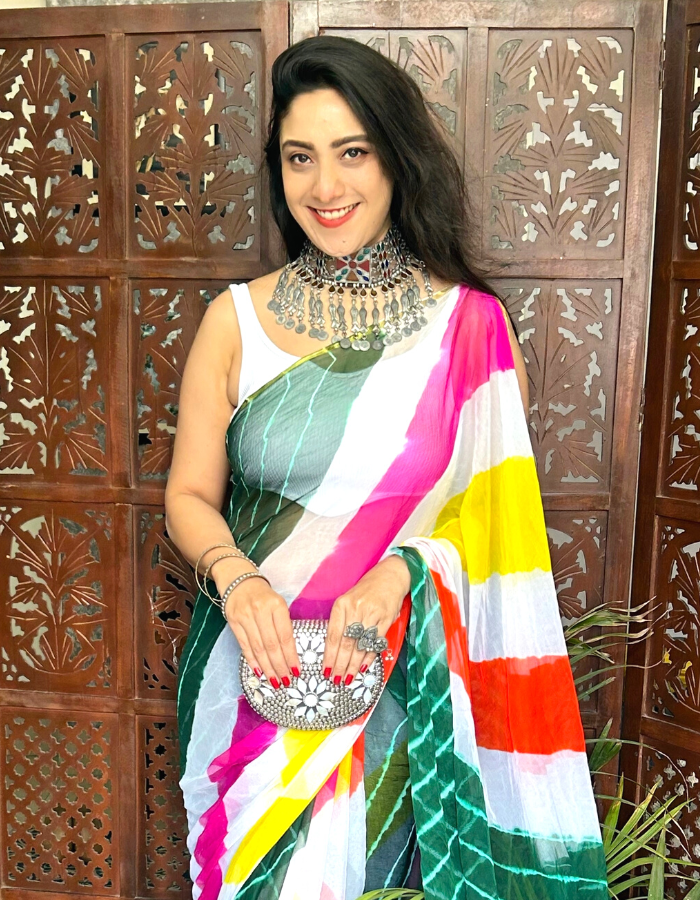 Rainbow Leheriya Green