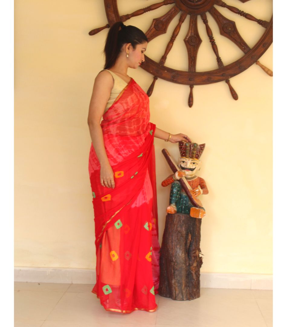Patli Pallu Red Leheriya