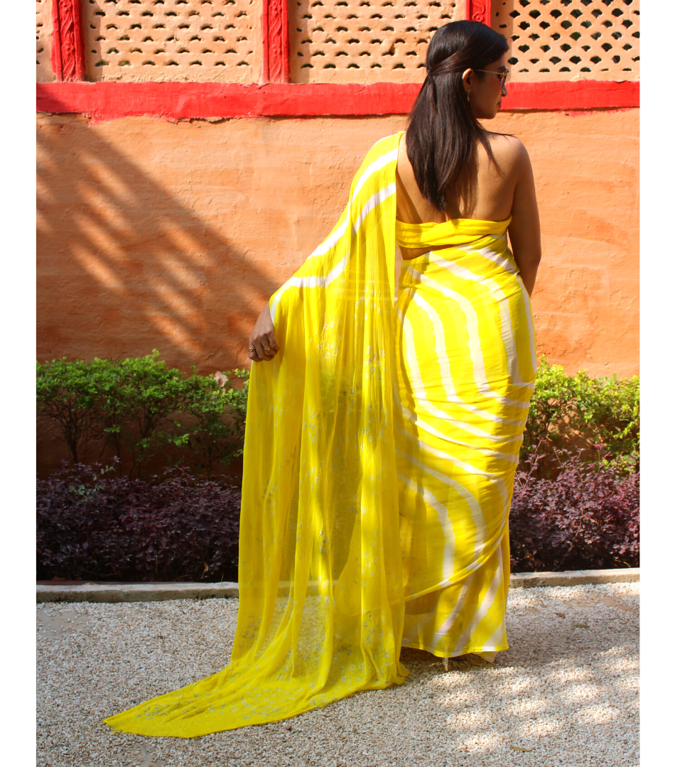 Shiburi Lemon yellow Leheriya