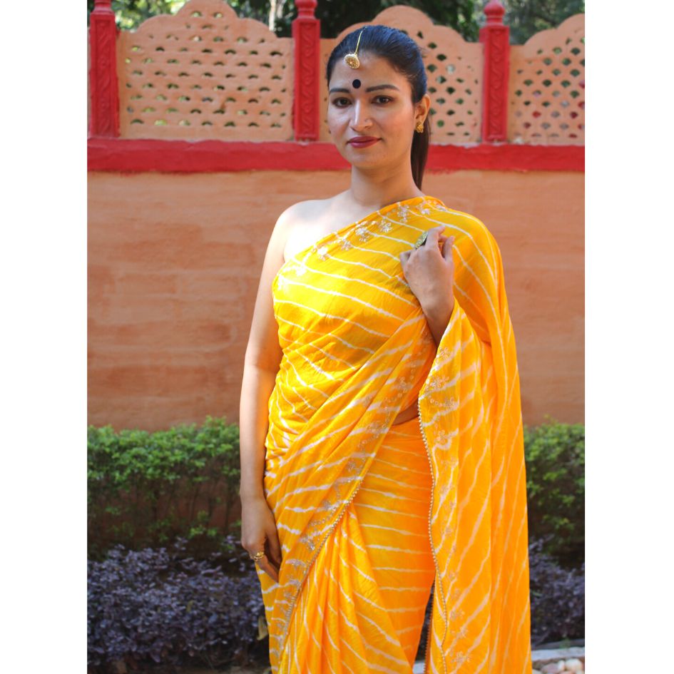 Bhabina Yellow Leheriya