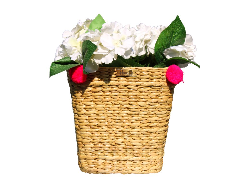 Pink Pom Pom Planter