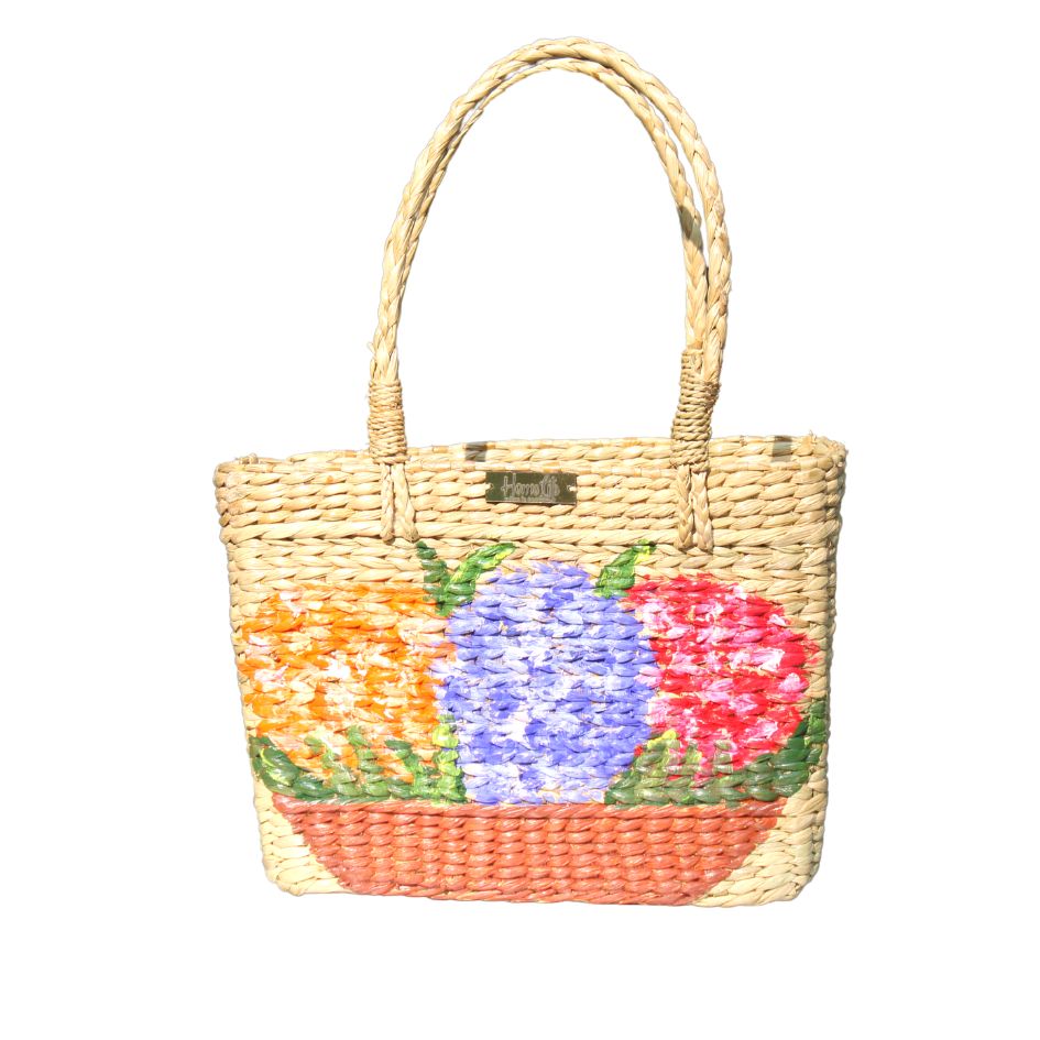 Hydrangeas Bouquet Handcrafted Tote
