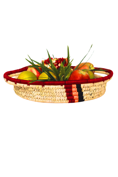 Sabai Grass  tray with handles