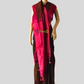 Coffee brown cotton saree with contrast border