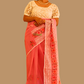 Anju Baby Pink Kota Doria saree