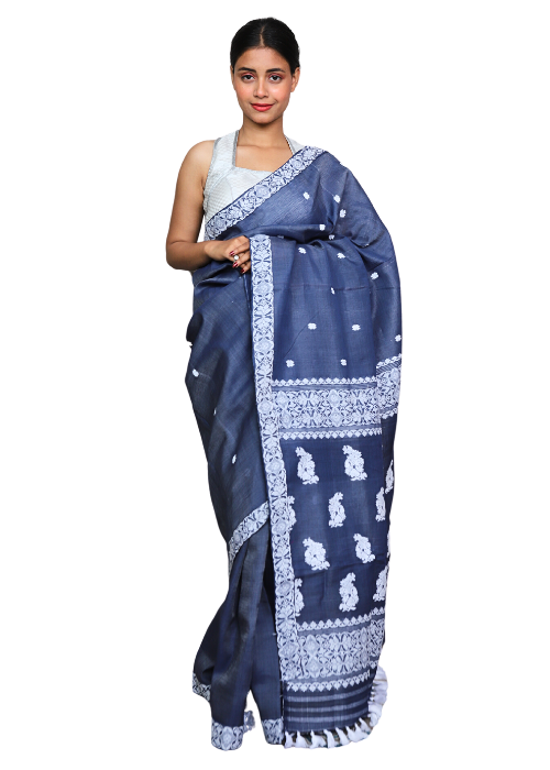 Gray Nooni Cotton Saree