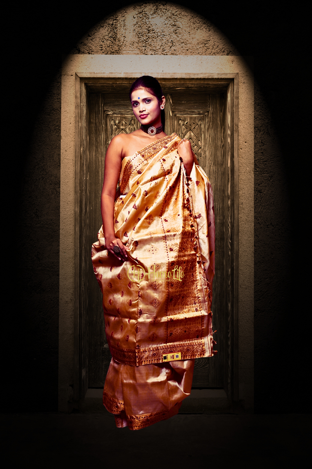 Riniki Muga Silk Saree