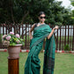 Tussar By Ghicha Silk Saree(green)