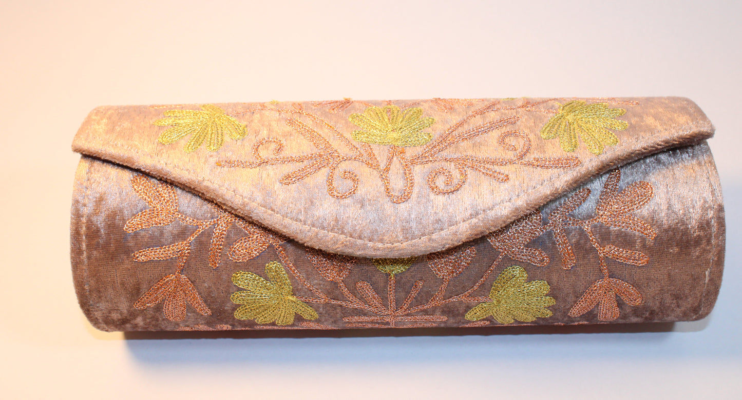 Evening Clutch with Zari work