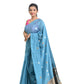 Assam handloom sky blue saree