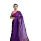 Assam handloom purple saree