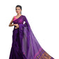 Assam handloom purple saree