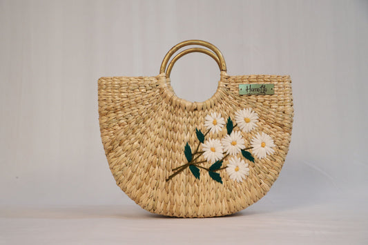 White bouquet U bag