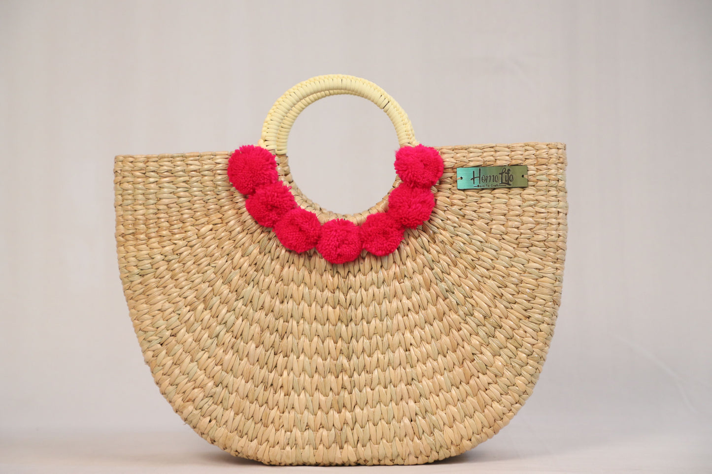 Pom Pom Beach Bag