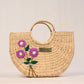 Handwoven U shaped embroidered bag