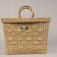Hand Crafted tote bag with cane handles