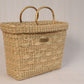 Hand Crafted tote bag with cane handles