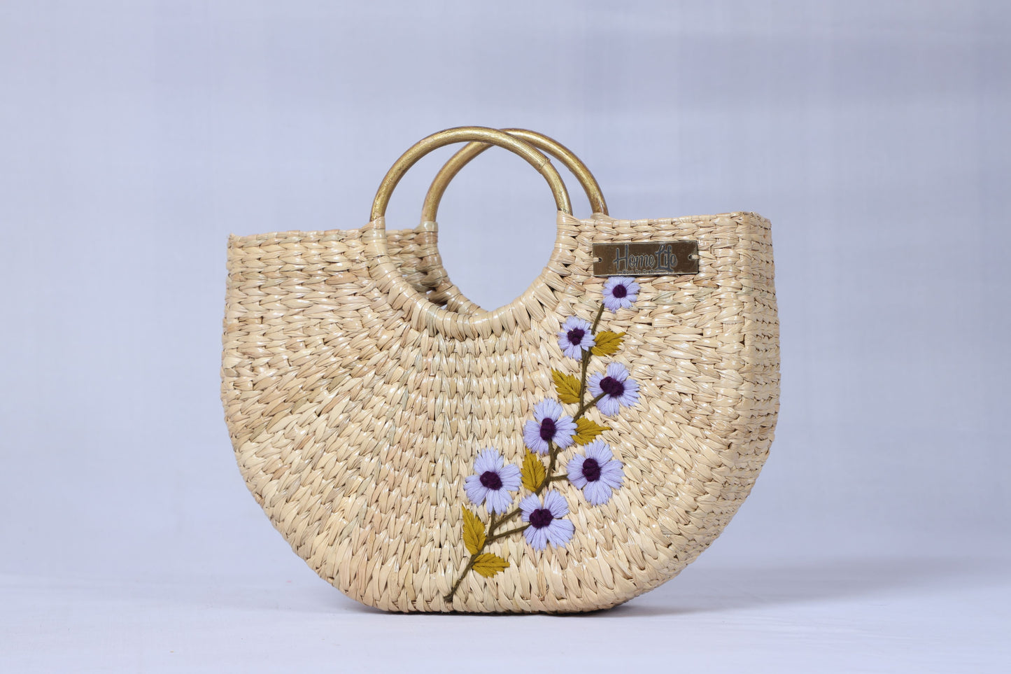 Handwoven embroidered Beach Bag