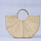 Handwoven U-shaped embroidered Beach Bag