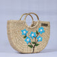 Handwoven U-shaped embroidered Bag
