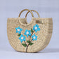 Handwoven U-shaped embroidered Bag