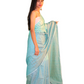 Pastel Green Katha Saree