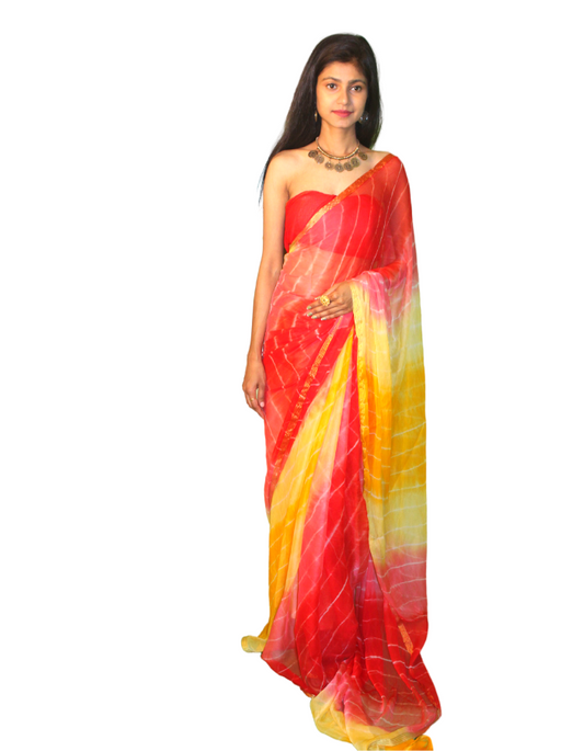 Rainbow Leheriya red